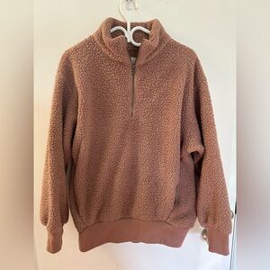 American eagle sherpa sweater